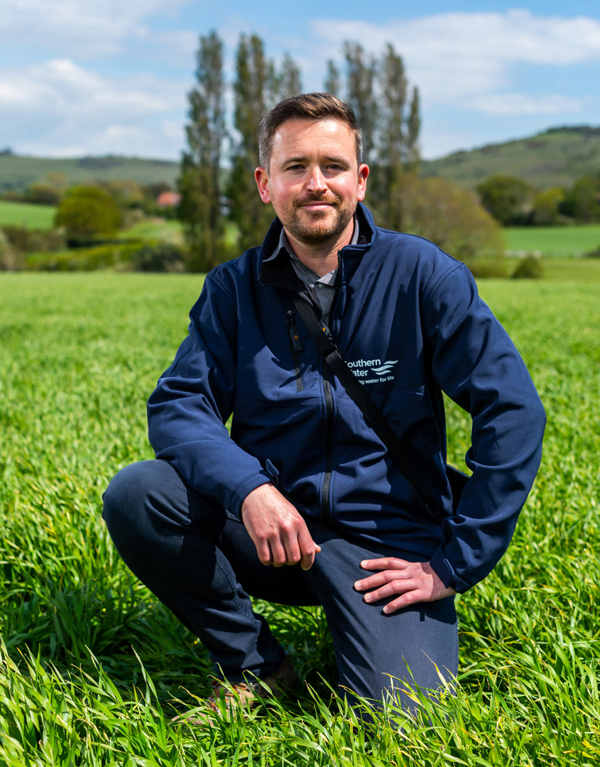 Image of Robin Kelly,Southern Water’s Catchment Officer for East Sussex and Kent